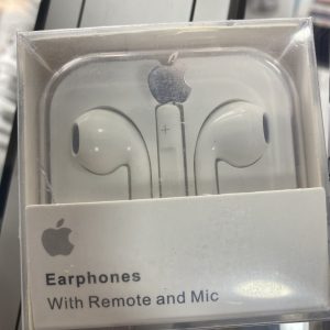 EARPHONES WITH REMOTE AND MIC 3.5MM APPLE