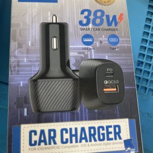 ADAPTADOR DE CARRO 38W 3.0