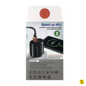 ADAPTADOR DE CARGA DUAL USB-A & USB-C 2.4A PREMIUM POWER