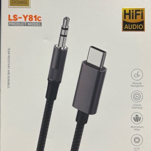 ADAPATADOR AUX LDNIO LSY81C TC A 3.5MM 1M