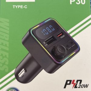 TRANSMISOR FM BLUETOOTH P30 20W