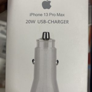 CARGADOR VEHICULAR APPLE 20W TIPO C