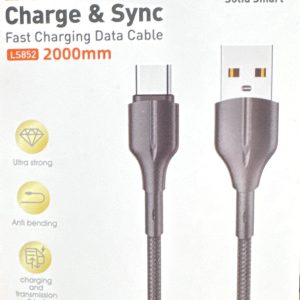 CABLE LDNIO 2M LS852 25W USB A TC