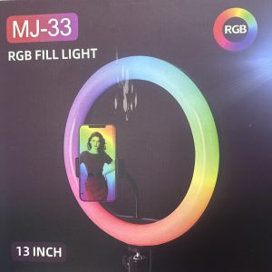 ARO DE LUZ 33” MJ-33 CON TRÍPODE
