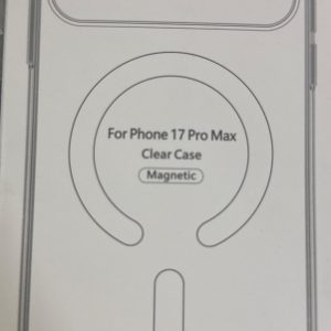 PROTECTOR MAGSAFE TRANSPARENTE IPHONE 17 PRO MÁX